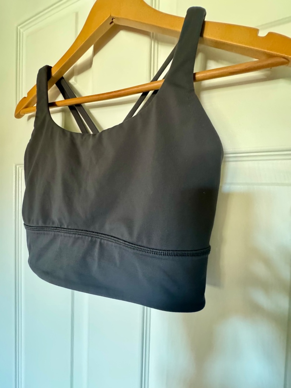 Lululemon Longline Energy Bra - Graphite Grey - 8
